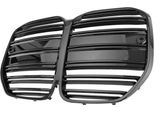 Sport Grill Griglia Radiatore Nero Lucido Per Bmw 4ER G22 G23 Doppelsteg Lucido