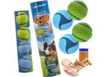 Chuckit! Set Di 4 Palline Sniff Ball Al Profumo Di Bekon E Nut Butter M