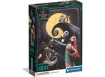 Clementoni Puzzle 1000 Compact Nightmare Before Christmas 37060