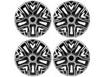 Tappi Mozzo Universali 16'' Nrm The Best Bicolore Argento/Nero 4 Pezzi