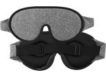 Inf EM017 Mascherina Per Dormire: Sagomata 3D, Blocca La Luce, Confortevole