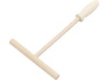 Giratorta In Legno E Rullo Per Spalmare La Pastella, 24,5 Cm
