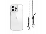 Switcheasy Custodia Trasparente Antiurto Con Cordino Per Iphone 15 Pro Max Nero