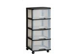 Curver Armadio Su Ruote 4 Cassetti 20 L