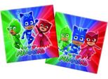 Pj Masks - Eroi Del Pigiama - 20 Tovaglioli, 33X33 Cm