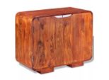 Vidaxl Sideboard Massivholz Akazie 75X35X60 Cm