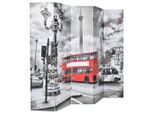 Divisorio Pieghevole 200 X 170 Cm London Bus In Bianco E Nero