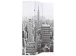 Divisorio Pieghevole 120 X 170 Cm New York Di Giorno In Bianco E Nero