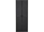Vidaxl Mobile Da Giardino Nero 65X45X172 Cm Pp Rattan