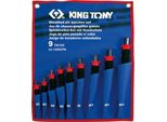 King Tony Set Di Punzoni Ad Ago Con Impugnatura In Gomma 9 Pezzi 2 - 14Mm