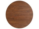 Piano Del Tavolo Rotondo Marrone Scuro Ø60X1,5 Cm Legno Di Quercia Trattato