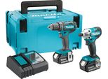 Kit Combo Makita 18V Dlx2339Jx1 (Ddf482+Dtd156) 2X5,0Ah Makpac