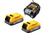Dewalt 18 Volt Powerstack Akku-Kit DCB1102E2 (DCB1102E2-QW)