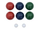 Vidaxl Set Da Gioco Per Bocce Da 8 Pezzi Con Borsa Di Trasporto In Legno Di Pino Massiccio