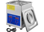 JPS-10A Pulitore A Ultrasuoni 2L - Pulitore A Ultrasuoni Digitale In Acciaio Inox Per Gioielli - Pulitore A Ultrasuoni Con Display Digitale.