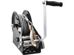 Verricello Manuale A Cavo 1587,5 Kg - Verricello Per Barca A 2 Vie Con Cricchetto/2 Velocità - Verricello A Cinghia Con Cavo Da 10 M - Impugnatura Ergonomica - Verricello Manuale A Cavo Verricello Per Veicoli E Imbarcazioni