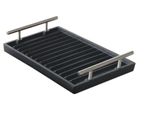 Padella In Ghisa Smaltata Con Manici In Acciaio Inox 42 X 30 X 2,1 H Cm Ds
