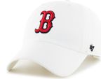 47 Brand Cappello Con Vestibilità Rilassata - Mlb Clean Up Boston Red Sox Weiß