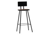 Vidaxl Barhocker 2 Stk. Altholz Massiccio