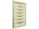 Cancello Da Giardino In Legno Di Pino Impregnato 100X125 Cm Verde
