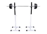 Rack Per Squat E Bilancieri Con Set Di Manubri Da 30,5 Kg
