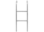 Vidaxl Scala Per Trampolino A 2 Gradini Acciaio Argento 102,6 Cm