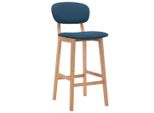 Syfax™ Sgabelli Da Bar 2 Pz Blu In Tessuto
