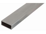 Alberts 497866 Tubo Rettangolare, Alluminio, Naturale, 1000 X 50 X 20 Mm, Set Da 2