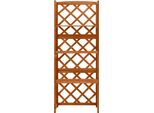 Vidaxl Traliccio Con Ripiani 55X30X140 Cm In Legno Massiccio Di Abete