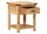 Syfax™ Comodino 40X40X50 Cm In Legno Massello Di Mango