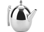 Teiera/Bollitore In Acciaio Inox Per Tè, Caffè E Acqua Con Filtro A Rete Rimovibile (1500 Ml)