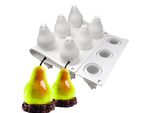 Stampo In Silicone A Forma Di Pera Con 15 Cavità Per Mousse, Torte, Dessert Francesi, Stampo In Silicone 3D, Stampo Per Decorazione Di Torte, Rivestimento Antiaderente