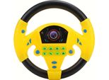 Baby Volante Educativo Copilota Con Musica, Giocattolo Intelligente Per Bambini (Giallo)