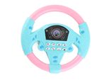 Baby Volante Educativo Copilota Con Musica, Giocattolo Intelligente Per Bambini (Rosa Blu)
