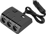 3 Vie Auto Accendisigari Presa Splitter Doppio Usb Caricabatterie Adattatore Di Alimentazione