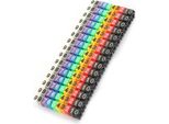 Tubo Di Numero Digitale Numero Di Filo Etichetta Tubo Cavo Marcatore Colorato (150Pcs 1.5Mm2)