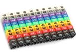 Tubo Di Numero Digitale Numero Di Filo Etichetta Tubo Cavo Marcatore Colorato (100Pcs 2.5Mm2)