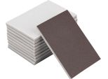 10PCS Carta Vetrata Quadrata Di Spugna 120/180/240 Grana Fine Carta Abrasiva Per Lucidatura (240#)