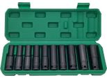 10 Pezzi 1/2 Set Di Bussole 10 Mm A 24 Mm Interfaccia Vite Esagonale Chiave Elettrica Pneumatica Trapano Impatto Set Di Bussole