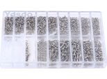 Set Di Riparazione Per Viti Per Occhiali In Acciaio Inox, Piccole Viti, Dadi, Rondelle, Assortimento