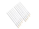 Set Di Pennelli Per Artisti, Set Di 12 Pennelli Per Artisti, Set Di Pennelli Per Pittura Acrilica, Set Di Pennelli Per Pittura A Pastello, Pennelli In Nylon, Set Di Pennelli Per Acquerello In Nylon