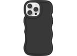 Avizar, Custodia Per Iphone 16 Pro Max Antiurto In Silicone Serie Candy, Nero