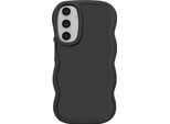 Avizar, Cover Per Samsung Galaxy S23 Fe Antiurto In Silicone Serie Candy, Nero