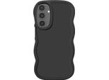 Avizar, Cover Per Samsung Galaxy S24 E S25 In Silicone Antiurto Serie Candy, Nero