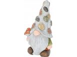 Gnomo Da Giardino Con Pietre 41X23X17,5Cm Decorazione Per Giardini, Terrazze E Balconi