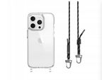 Switcheasy Custodia Trasparente Antiurto Con Cordino Per Iphone 15 Pro Nero