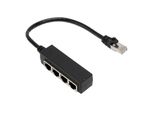 Cavo Splitter Ethernet RJ45 Un Punto Quattro Cavo Ethernet Splitter Abs Pcb RJ45 Splitter Adattatore Per Laptop