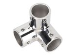 3 Way Corner Tee Joint 316 In Acciaio Inox Specchio Lucidato Yacht Hand Rail Gomito Tubo Raccordi��25 Mm
