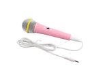 Microfono A Filo Per Bambini, Spina Da 3,5 Mm, Bassa Distorsione, Giocattolo Musicale Portatile, Microfono Da Canto Per Bambini Per Feste In Famiglia Con Karaoke