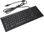 Tastiera Con Touchpad, Tastiera Tattile Cablata, Tastiera Cablata Con Touchpad, Tastiera Tattile Compatta, Tastiera Cablata, Tastiera, Tastiera